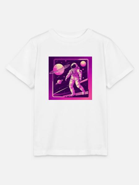 Dancing in Space - Stanley/Stella Kinder T-Shirt MINI CREATOR - Weiß