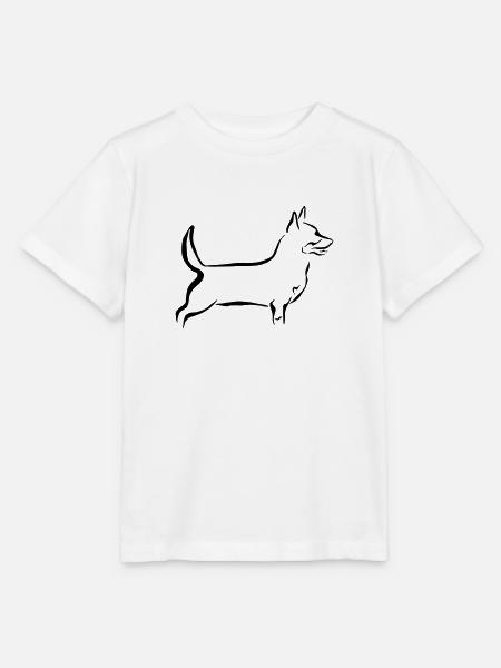 Lancashire Heeler - Stanley/Stella Kinder T-Shirt MINI CREATOR - Weiß