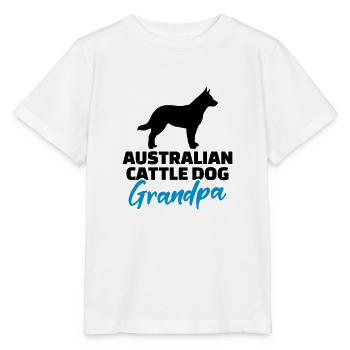 Chien de bétail australien - T-shirt bio MINI CREATOR Stanley/Stella Enfant - blanc - Devant - Maike (125cm)