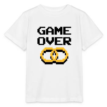 célibataire - T-shirt bio MINI CREATOR Stanley/Stella Enfant - blanc - Devant - Maike (125cm)