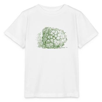 chou-fleur du chou-fleur légume Halloween - T-shirt bio MINI CREATOR Stanley/Stella Enfant - blanc - Devant - Maike (125cm)