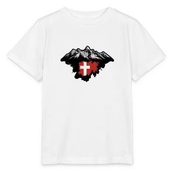 Swiss flag - Stanley/Stella MINI CREATOR Kids’ T-Shirt - white - Front - Maike (125cm)