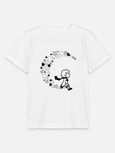 auf Mond sitzender Sandmann - Stanley/Stella Kinder T-Shirt MINI CREATOR - Weiß