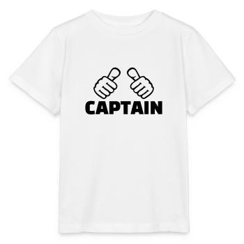 Capitaine - T-shirt bio MINI CREATOR Stanley/Stella Enfant - blanc - Devant - Maike (125cm)