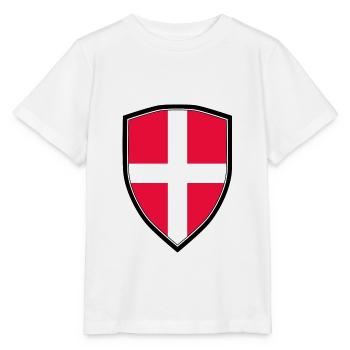 Armoiries du Danemark - T-shirt bio MINI CREATOR Stanley/Stella Enfant - blanc - Devant - Maike (125cm)