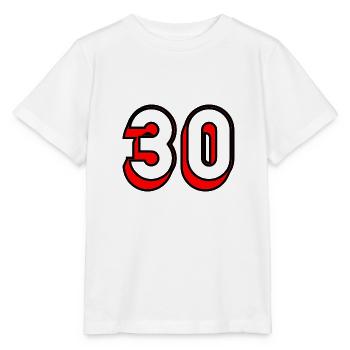 30 YEARS. 30. 30th ANNIVERSARY. 30 YEARS ANNIVERSARY - Stanley/Stella MINI CREATOR Kids’ T-Shirt - white - Front - Maike (125cm)