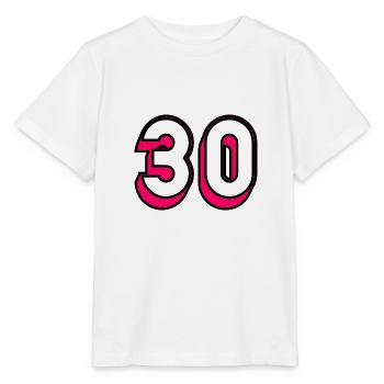 30. 30 YEARS. 30TH ANNIVERSARY. 30 YEARS ANNIVERSARY - Stanley/Stella MINI CREATOR Kids’ T-Shirt - white - Front - Maike (125cm)