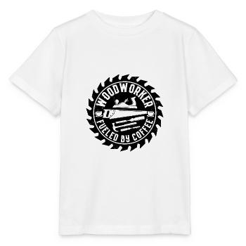 Tischler - Stanley/Stella Kinder T-Shirt MINI CREATOR  - Weiß - Vorne - Maike (125cm)
