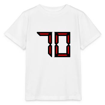 70 JAHRE. 70-JÄHRIGES JUBILÄUM. GEBURTSTAG 70 JAHRE. 70 - Stanley/Stella Kinder T-Shirt MINI CREATOR  - Weiß - Vorne - Maike (125cm)