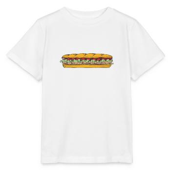 sandwich toast toaster breakfast breakfast25 - Stanley/Stella MINI CREATOR Kids’ T-Shirt - white - Front - Maike (125cm)