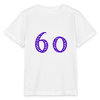 60 YEARS. 60TH ANNIVERSARY. BIRTHDAY 60 YEARS. 60 - Stanley/Stella MINI CREATOR Kids’ T-Shirt - white - Front - Maike (125cm)