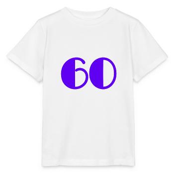 60 YEARS. 60TH ANNIVERSARY. BIRTHDAY 60 YEARS. 60 - Stanley/Stella MINI CREATOR Kids’ T-Shirt - white - Front - Maike (125cm)