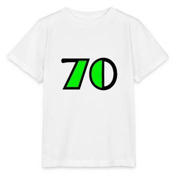 70 YEARS. 70TH ANNIVERSARY. BIRTHDAY 70 YEARS. 70 - Stanley/Stella MINI CREATOR Kids’ T-Shirt - white - Front - Maike (125cm)