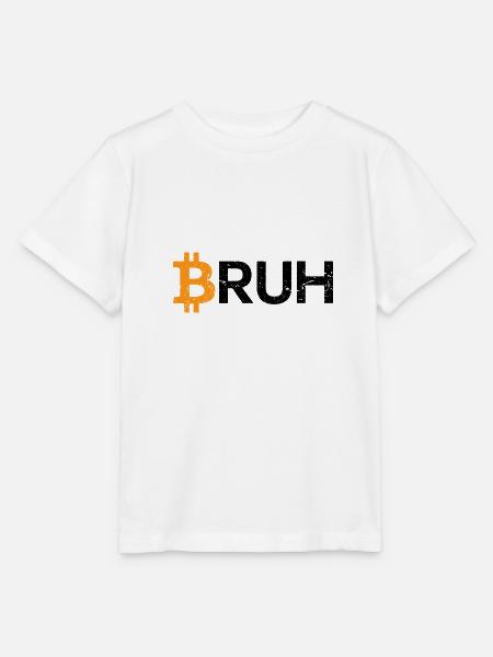 Bitcoin Bruh Kryptowährung Bitcoin - Stanley/Stella Kinder T-Shirt MINI CREATOR - Weiß