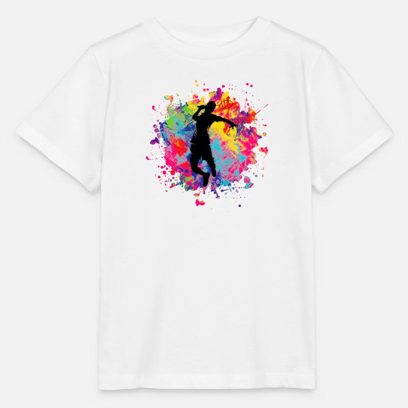 Badminton - T-shirt bio MINI CREATOR Stanley/Stella Enfant - blanc