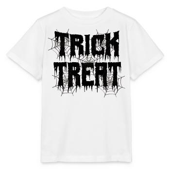 trick treat, Halloween. - T-shirt bio MINI CREATOR Stanley/Stella Enfant - blanc - Devant - Maike (125cm)