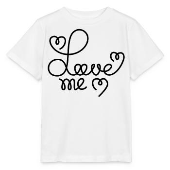 Love Me - Stanley/Stella Kinder T-Shirt MINI CREATOR  - Weiß - Vorne - Maike (125cm)