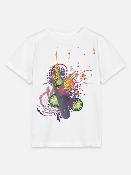 Colours of Music - Stanley/Stella Kinder T-Shirt MINI CREATOR - Weiß