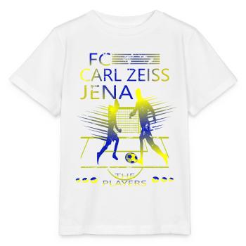 FC Carl Zeiss Jena - T-shirt bio MINI CREATOR Stanley/Stella Enfant - blanc - Devant - Maike (125cm)