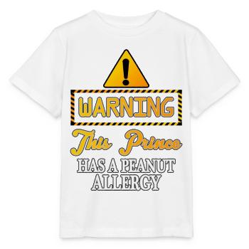 Dieser Prinz hat eine Erdnussallergie - Stanley/Stella Kinder T-Shirt MINI CREATOR  - Weiß - Vorne - Maike (125cm)