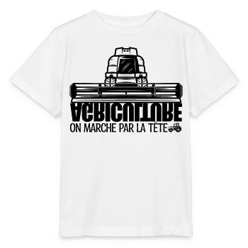 French farmers, farmer, agriculture. - Stanley/Stella MINI CREATOR Kids’ T-Shirt - white - Front - Maike (125cm)