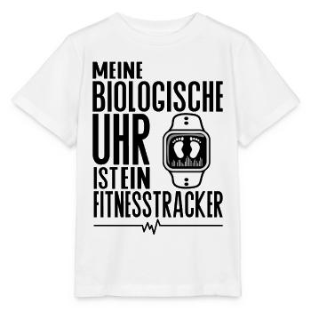 Meine biologische Uhr ist ein Fitnesstracker - Stanley/Stella Kinder T-Shirt MINI CREATOR  - Weiß - Vorne - Maike (125cm)
