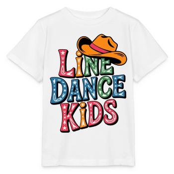 Danse en ligne Enfants - T-shirt bio MINI CREATOR Stanley/Stella Enfant - blanc - Devant - Maike (125cm)