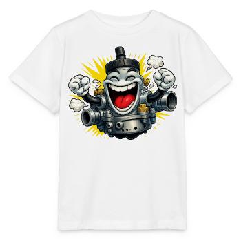 Divertissement en scooter à carburateur - T-shirt bio MINI CREATOR Stanley/Stella Enfant - blanc - Devant - Maike (125cm)
