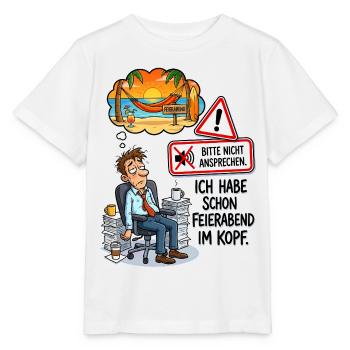 Feierabend Strandtraum - Stanley/Stella Kinder T-Shirt MINI CREATOR  - Weiß - Vorne - Maike (125cm)