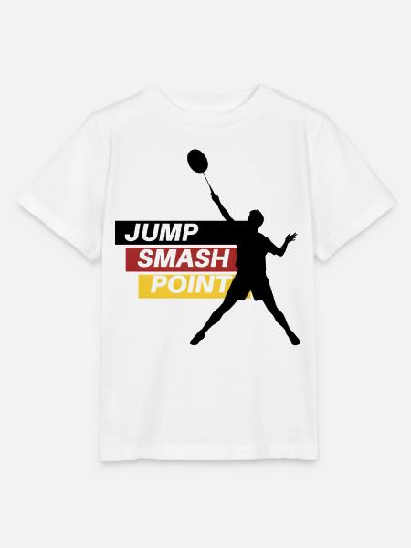 Sprung Smash Punkt - Stanley/Stella Kinder T-Shirt MINI CREATOR - Weiß