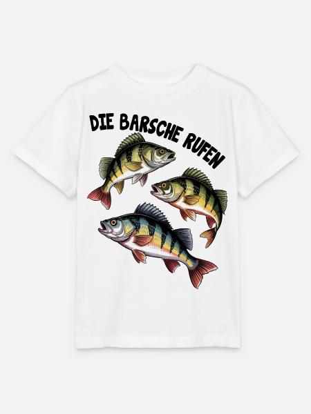 Barsch Angeln - Stanley/Stella Kinder T-Shirt MINI CREATOR - Weiß