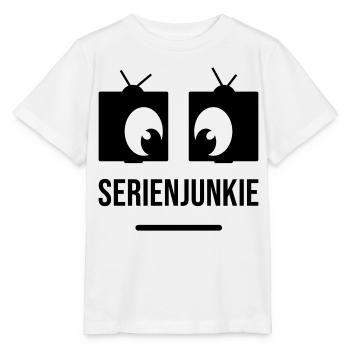 Junkie de la série aux yeux carrés - T-shirt bio MINI CREATOR Stanley/Stella Enfant - blanc - Devant - Maike (125cm)