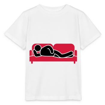 Canapé Canapé Fatigué Icon - T-shirt bio MINI CREATOR Stanley/Stella Enfant - blanc - Devant - Maike (125cm)