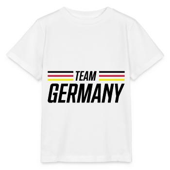 allemagne drapeau allemagne équipe - T-shirt bio MINI CREATOR Stanley/Stella Enfant - blanc - Devant - Maike (125cm)