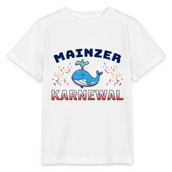 Mainzer KarneWAL Karneval Fastnacht - Stanley/Stella Kinder T-Shirt MINI CREATOR  - Weiß - Vorne - Maike (125cm)