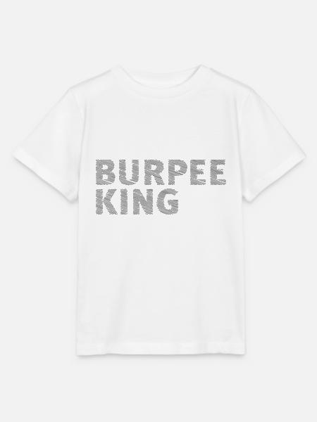 Burpee King - Stanley/Stella Kinder T-Shirt MINI CREATOR  - Weiß