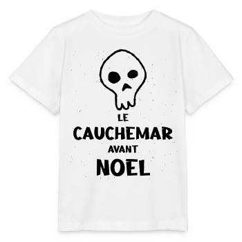 Le cauchemar avant le Noël - T-shirt bio MINI CREATOR Stanley/Stella Enfant - blanc - Devant - Maike (125cm)
