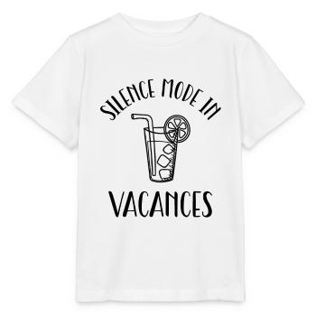 silence mode in vacancy. - Stanley/Stella MINI CREATOR Kids’ T-Shirt - white - Front - Maike (125cm)