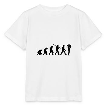 évolution, père, - T-shirt bio MINI CREATOR Stanley/Stella Enfant - blanc - Devant - Maike (125cm)