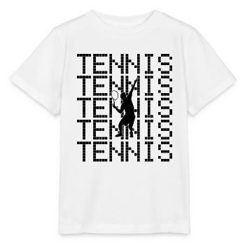 Tennis - T-shirt bio MINI CREATOR Stanley/Stella Enfant - blanc - Devant - Maike (125cm)