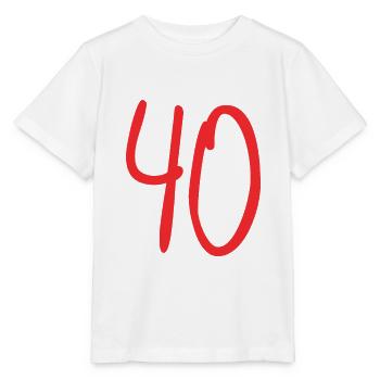 Geburtstagsgeschenk 40 Jahre - Stanley/Stella Kinder T-Shirt MINI CREATOR  - Weiß - Vorne - Maike (125cm)