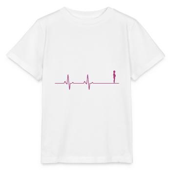 Je suis enceinte - T-shirt bio MINI CREATOR Stanley/Stella Enfant - blanc - Devant - Maike (125cm)