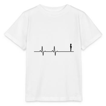 Je suis enceinte - T-shirt bio MINI CREATOR Stanley/Stella Enfant - blanc - Devant - Maike (125cm)