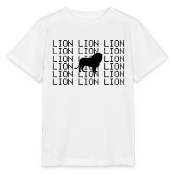 Lion - T-shirt bio MINI CREATOR Stanley/Stella Enfant - blanc - Devant - Maike (125cm)