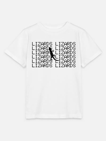 Eidechse - Stanley/Stella Kinder T-Shirt MINI CREATOR - Weiß