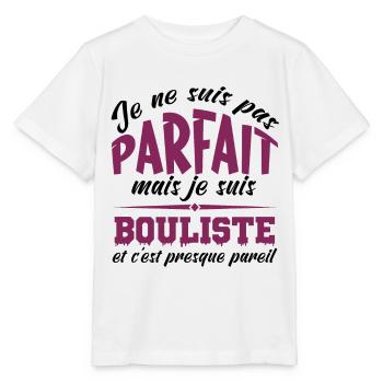 je suis bouliste - T-shirt bio MINI CREATOR Stanley/Stella Enfant - blanc - Devant - Maike (125cm)