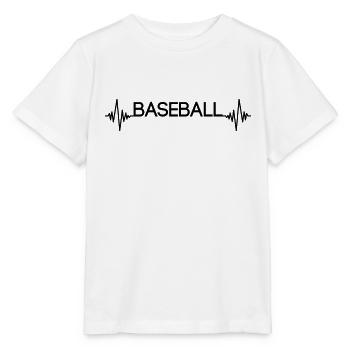 Battement de cœur de baseball - T-shirt bio MINI CREATOR Stanley/Stella Enfant - blanc - Devant - Maike (125cm)