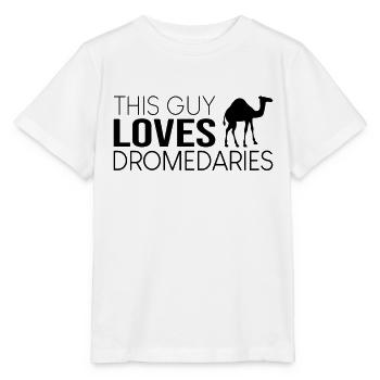 Dieser Typ liebt Dromedare - Stanley/Stella Kinder T-Shirt MINI CREATOR  - Weiß - Vorne - Maike (125cm)