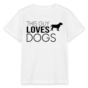 Typ Hund Spruch - Stanley/Stella Kinder T-Shirt MINI CREATOR  - Weiß - Vorne - Maike (125cm)