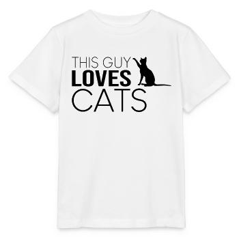 Type Cat Saying - Stanley/Stella MINI CREATOR Kids’ T-Shirt - white - Front - Maike (125cm)